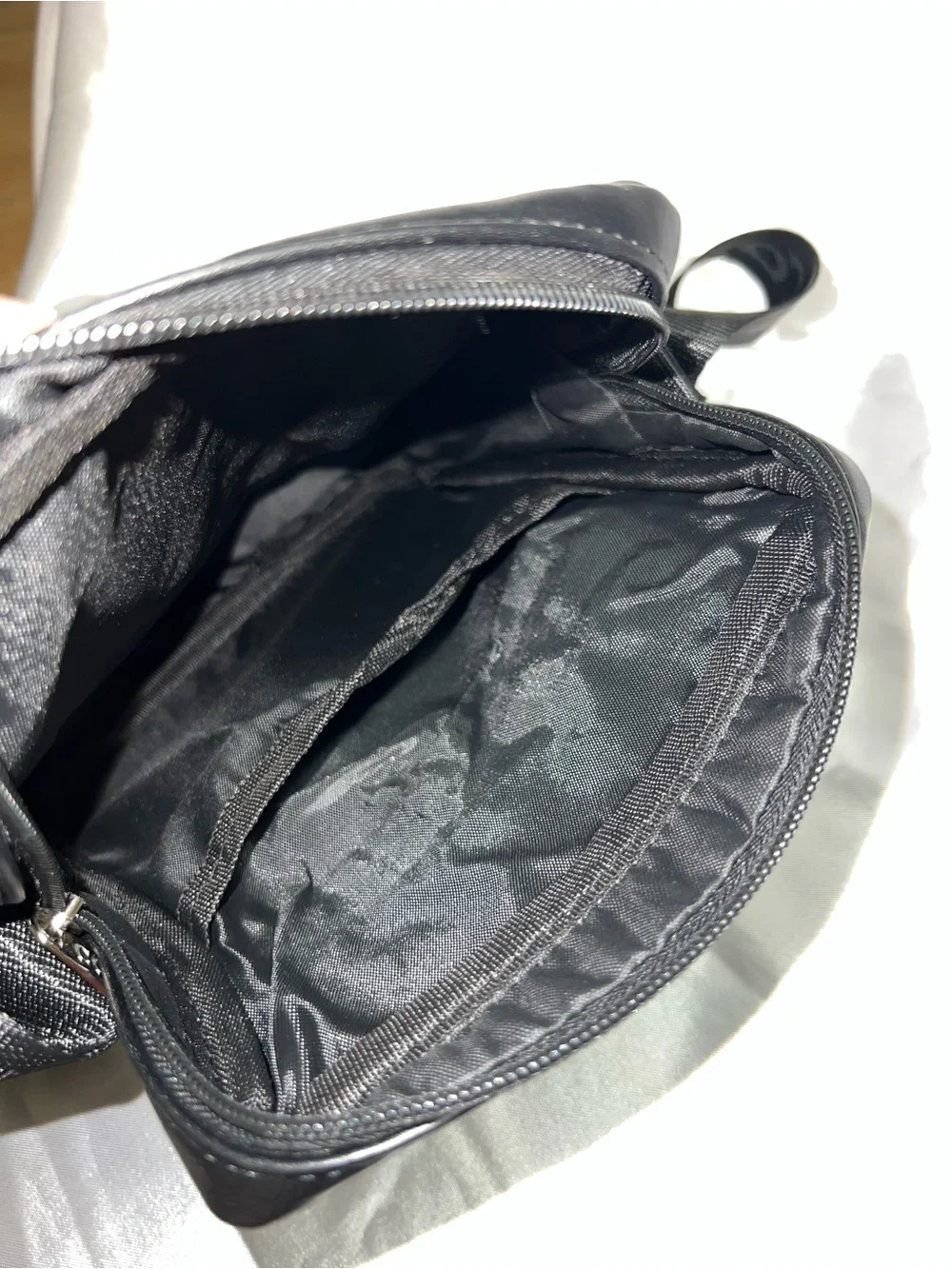 Coach Black Signature Embossed Men’s Messenger Bag